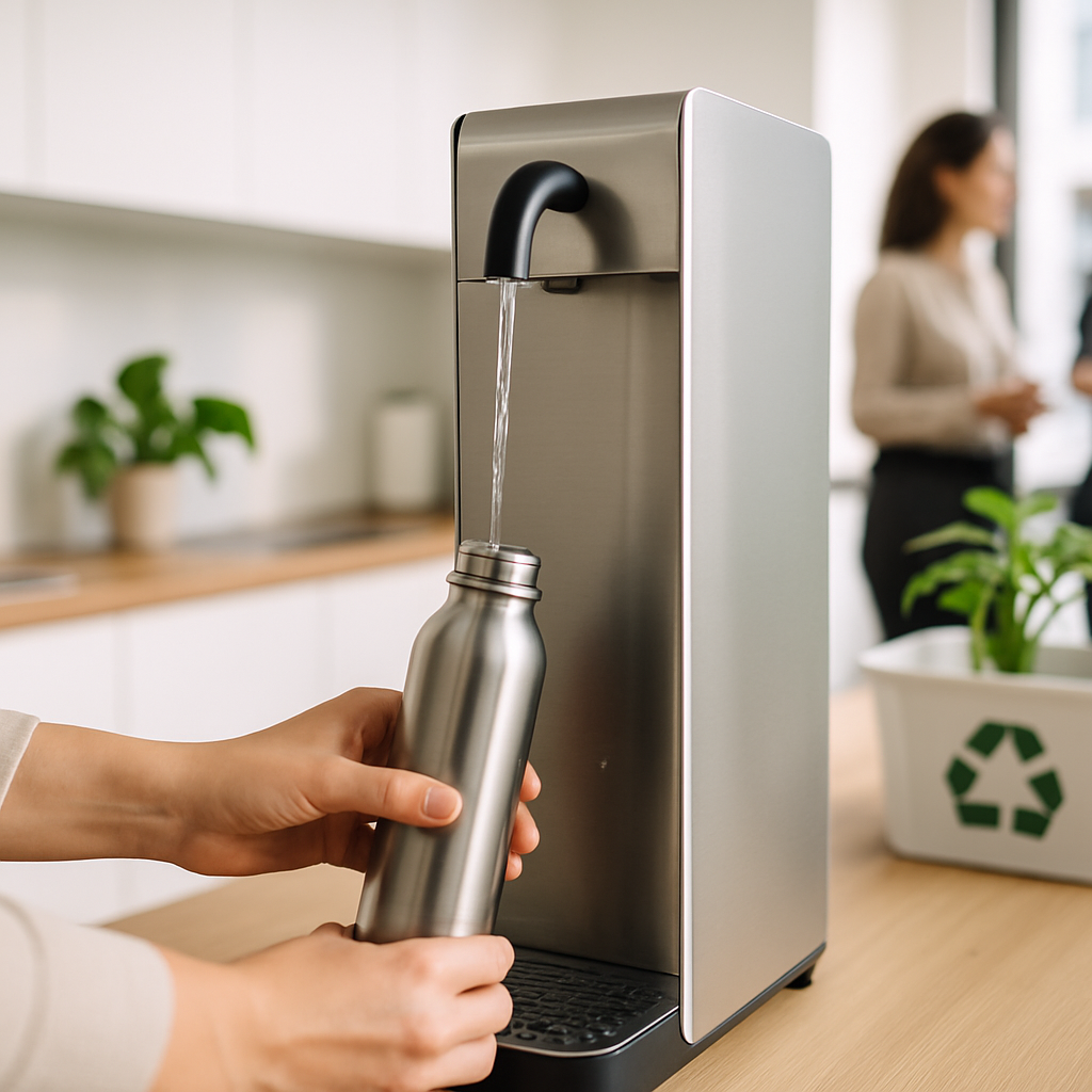 Wasserversorgung im Büro nachhaltig und modern gestalten